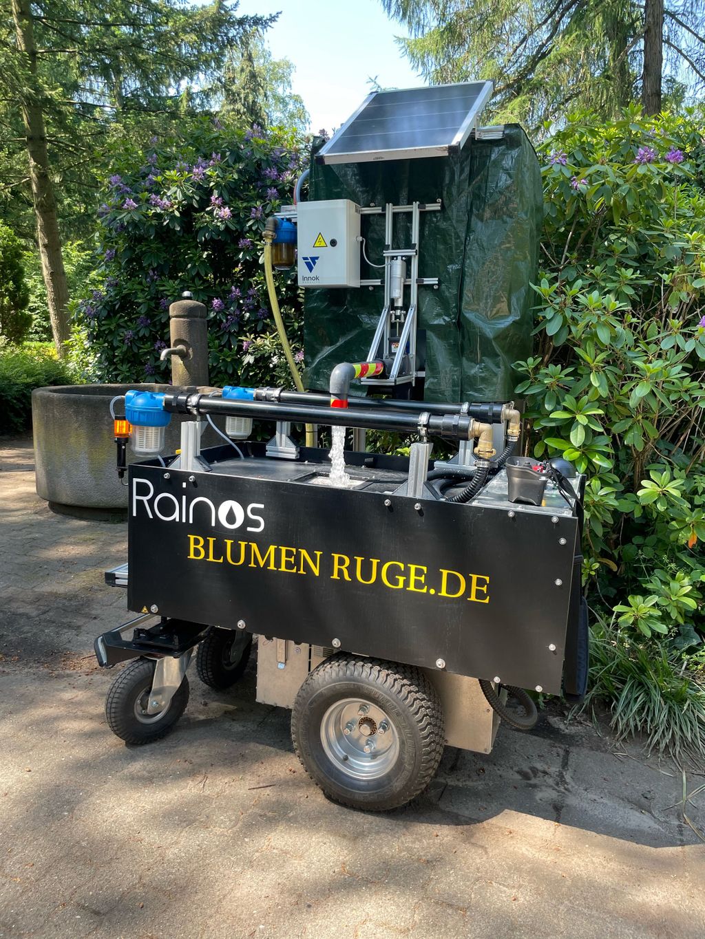 Gießroboter der Firma Blumen Ruge