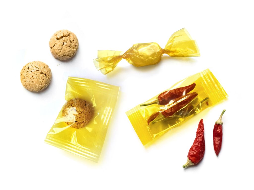 Die Plastik-Alternative von traceless eignet sich auch als Verpackungsmaterial für Lebensmittel.